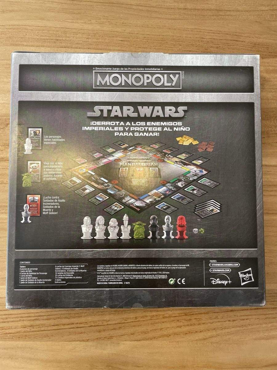 Hasbro Spiele: Monopoly Mandalorian SPANISH – Neu und originalverpackt aus Zürich von ian_xkz8 1