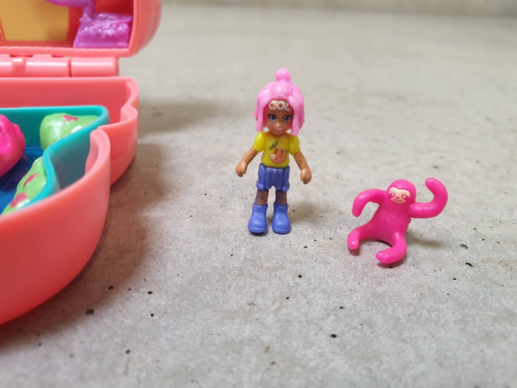 Polly Pocket Giocattoli: Coffre "Paresseux", Polly Pocket – Usato da Fribourg venduto da fripons 4