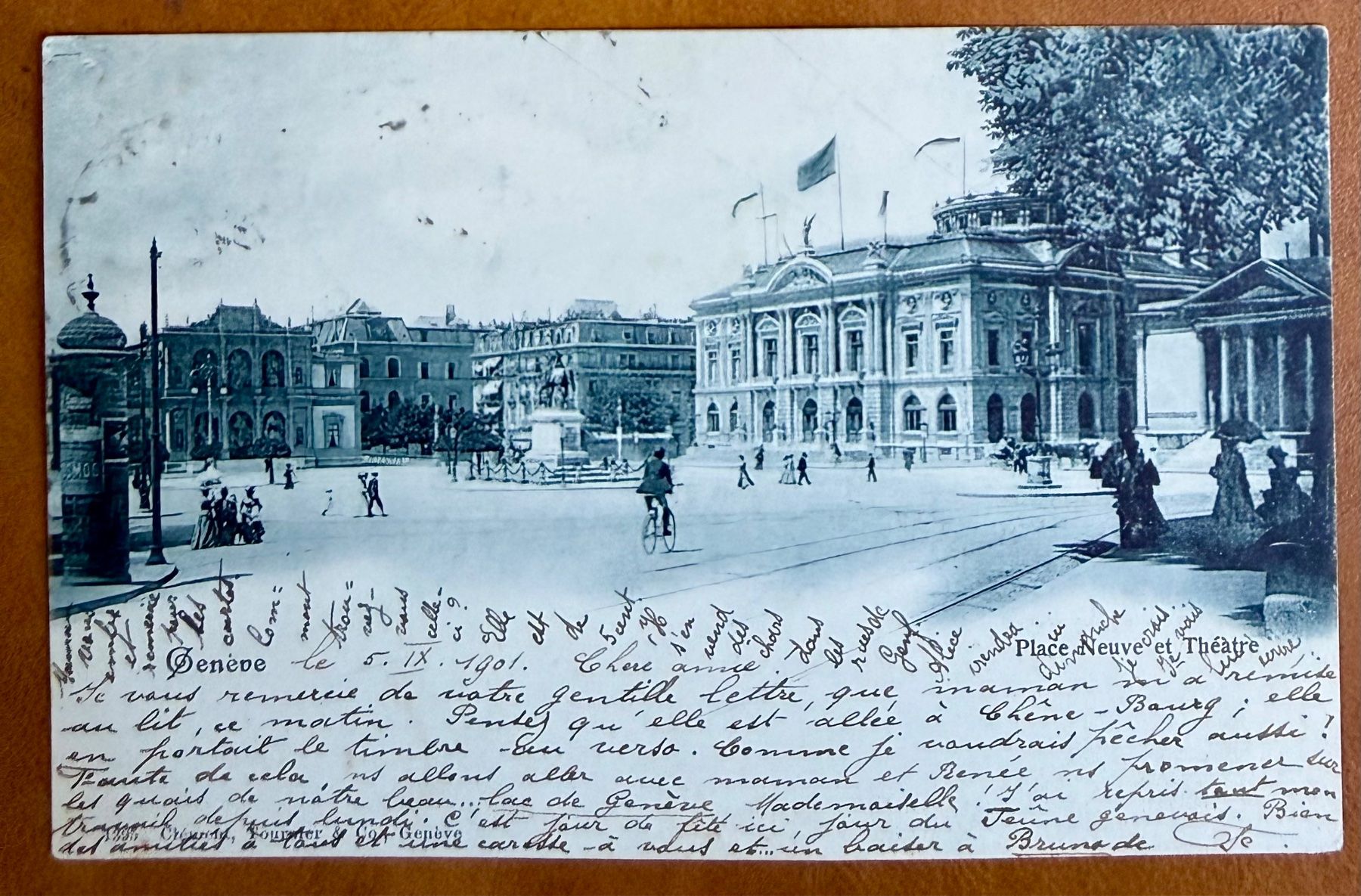 Cartes postales: Genève - Animation 1901 – D'occasion à Lutry par Ediego
