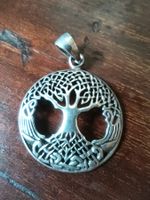 Silber Anhänger Baum des Lebens / Yggdrasil