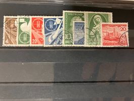 BRD 1952/53, gestempelt, Mi 149-52, 167-702
