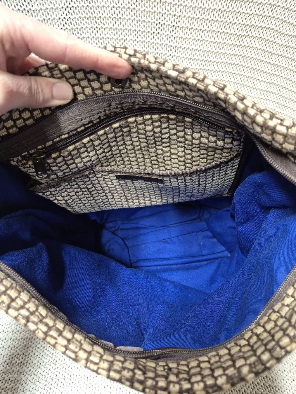 Borse da donna: CEANNIS Tasche, Handtasche, braun gemustert – Usato da Merligen venduto da muss_haben 2