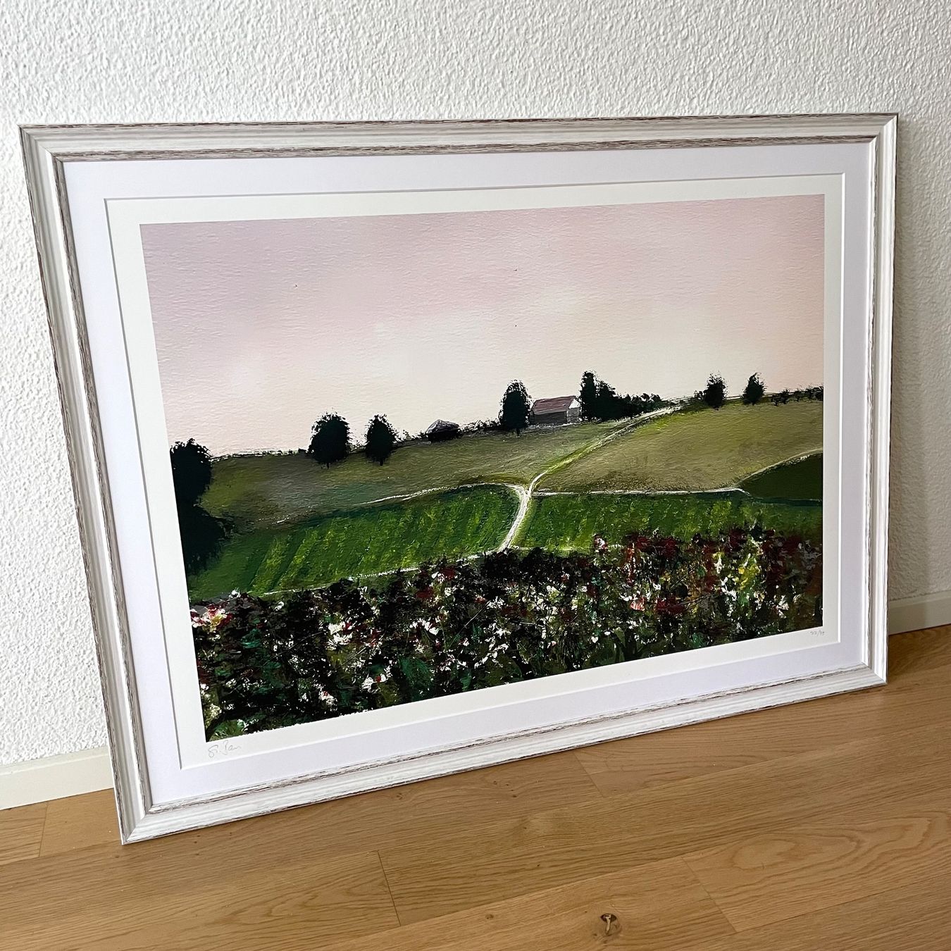 Poster & Bilder: Landschaft Wein Rebe Kunst Impressionismus Stefan Bammert – Neu (gemäss Beschreibung) aus St. Niklausen LU von Stefan_Bammert_Art