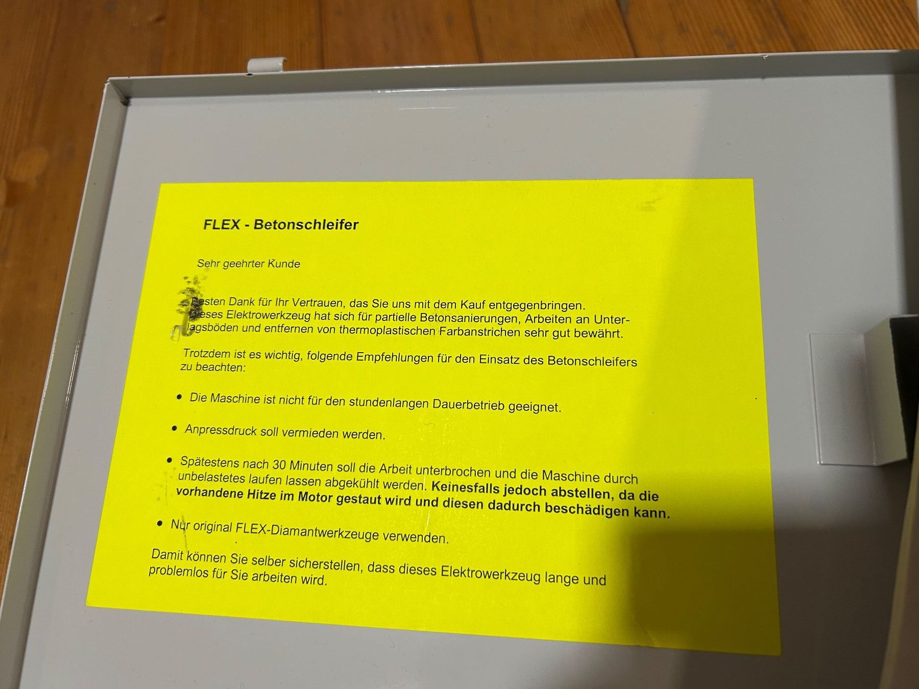 Smerigliatrici & Lucidatrici: Flex Betonschleifer – Usato da Aarau venduto da Tanichtis01 3