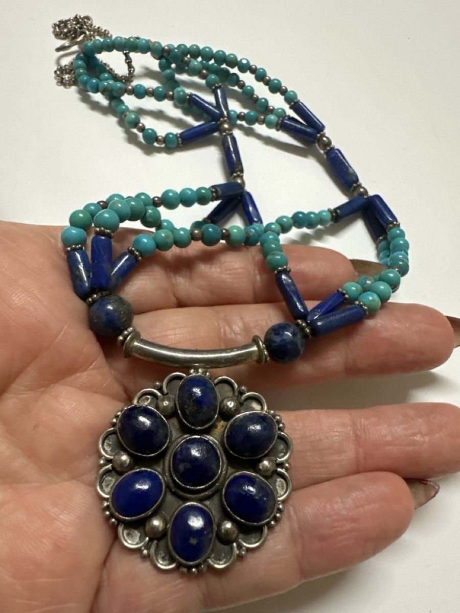 Catenine: Collier argent avec Pierre – Usato da Montreux venduto da Pipo7878 1