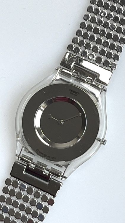 Swatch Orologi: Vintage Swatch Skin Damenuhr, Armbanduhr – Usato da Grenchen venduto da chththl