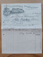 Alte Rechnung Briefkopf Lithographie St. Fiden 1905