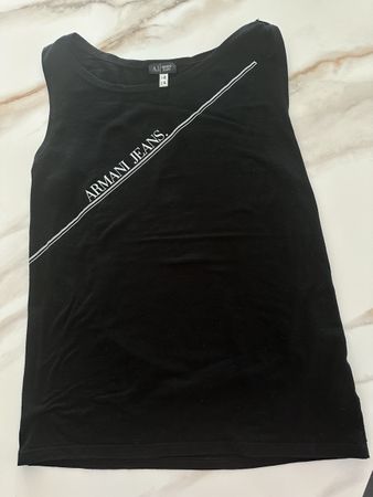 Armani Jeans Top schwarz Grösse M Damen IT42