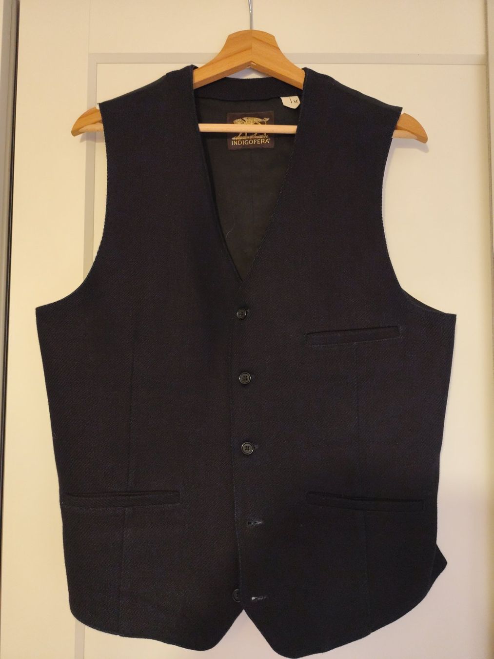 Gilets & Westen: Indigofera chicota sashiko vest M – Gebraucht aus Zuerich von Culoshaker