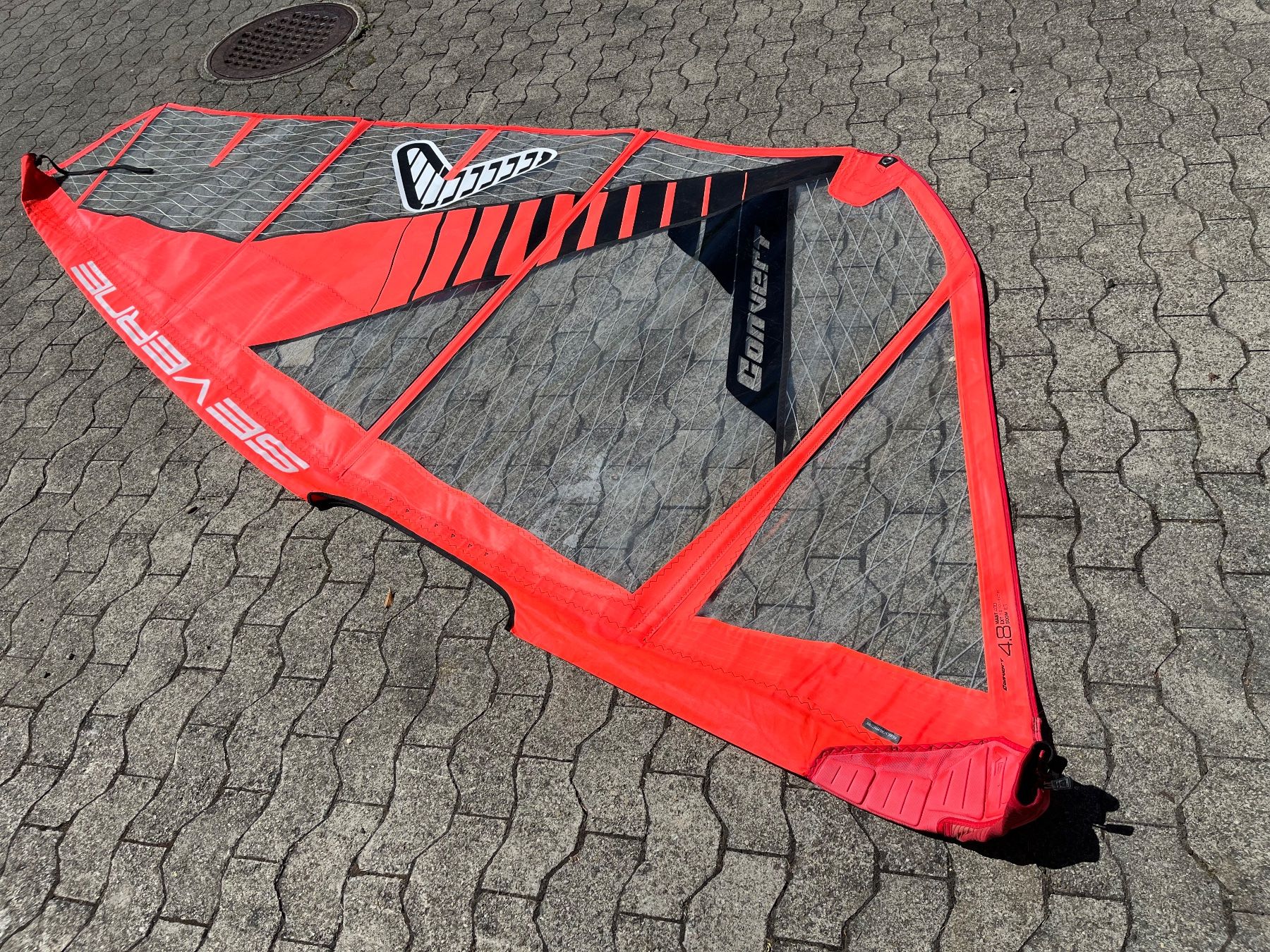 Surf: Sevenre-Segel Convert 4,8 – Usato da Zürich venduto da windbart 1