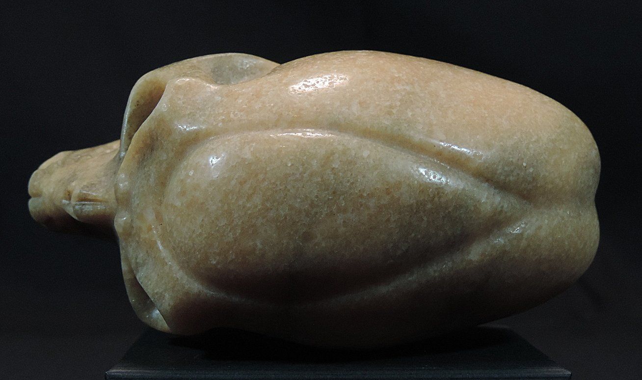 Minerali & Pietre curative: Alien Schädel aus Stein, handgeschnitzte Skulptur – Usato da Duggingen venduto da roterbambus 7