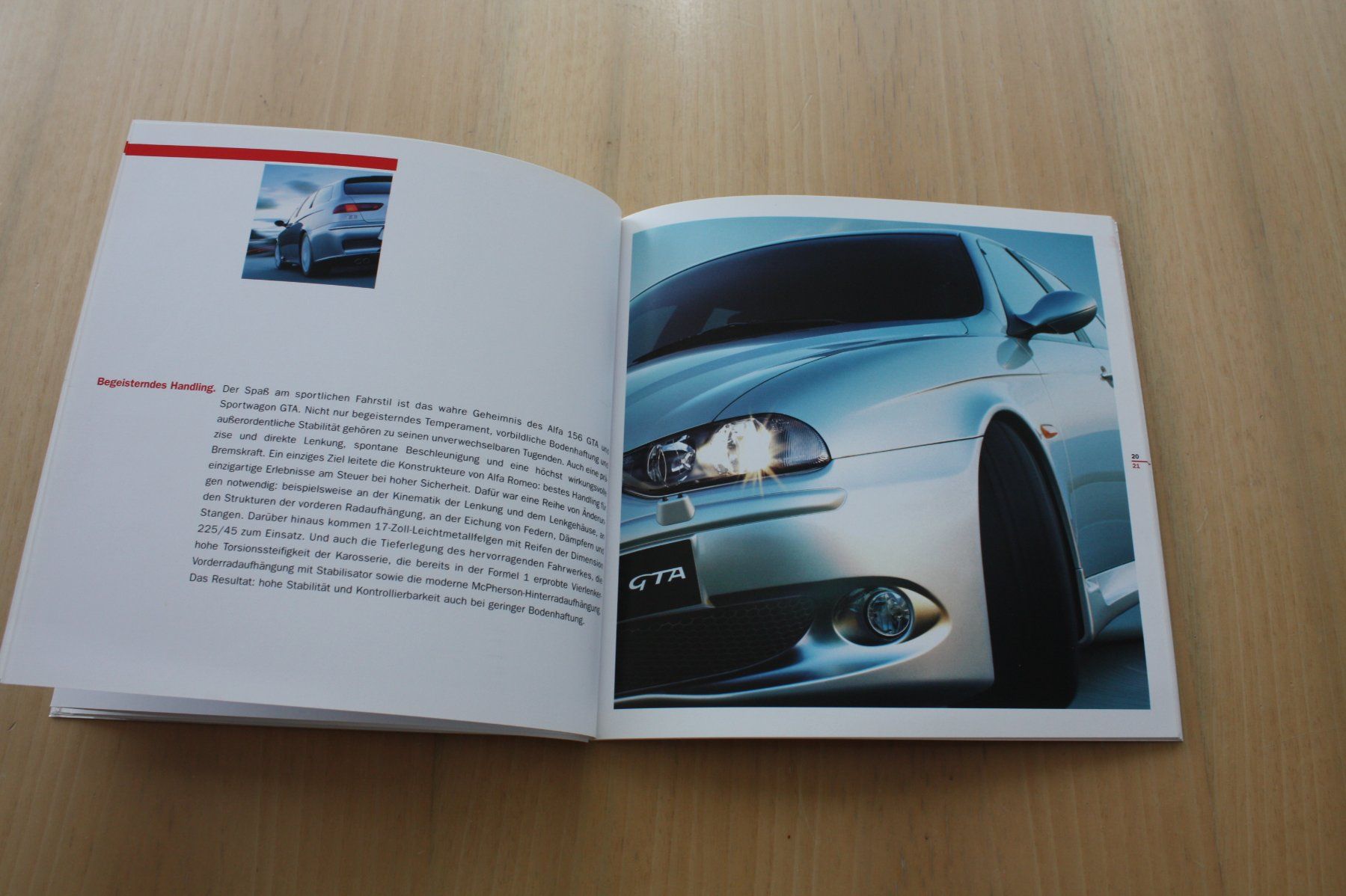 Alfa Romeo Documenti: Alfa Romeo 156 GTA Prospekt 2/2002 – Usato da Wikon venduto da erwin400 7