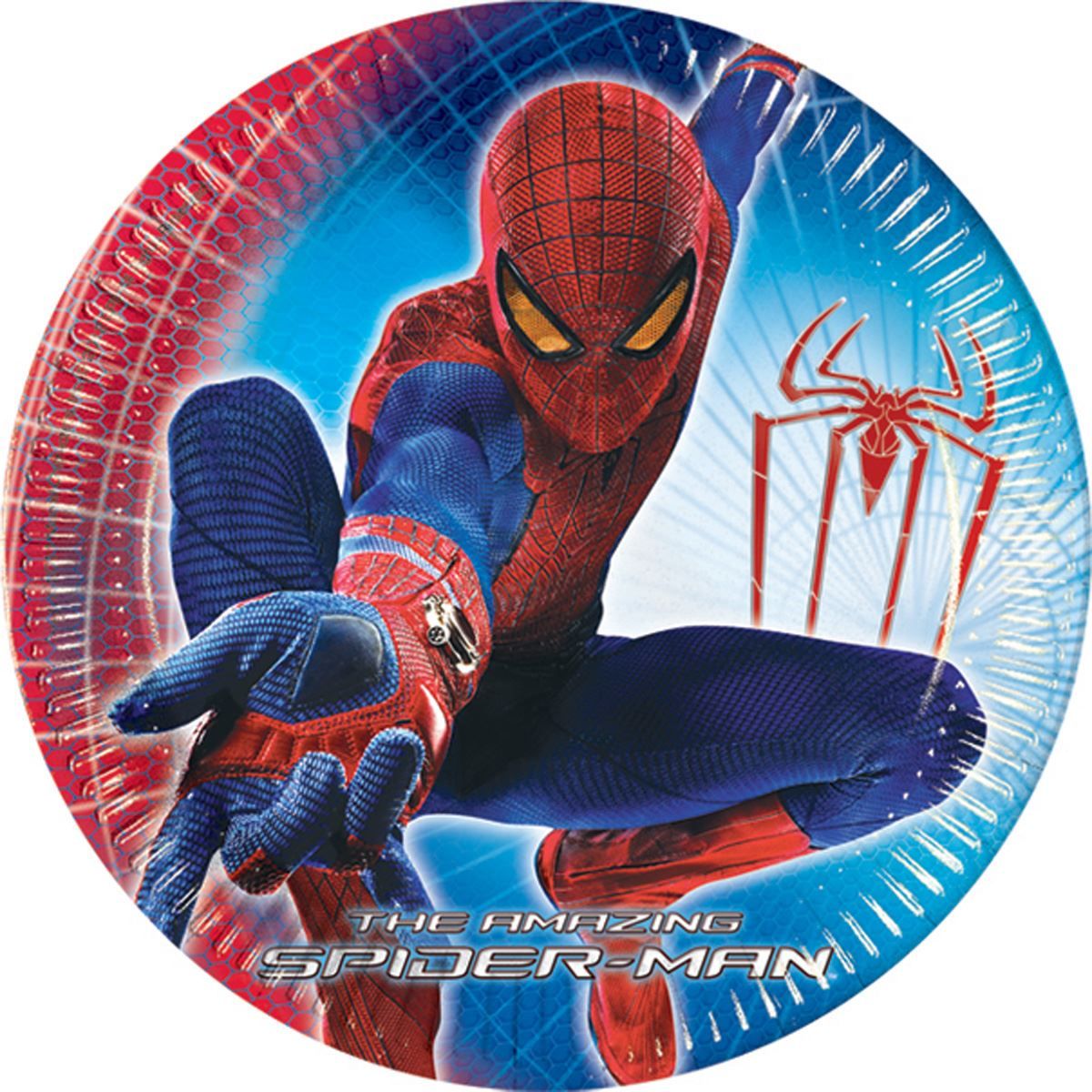 Toutes les décorations: Spiderman / Pappteller 23cm / 10Stk. – Neuf avec emballage d'origine à Wetzikon ZH par partyonlineshop