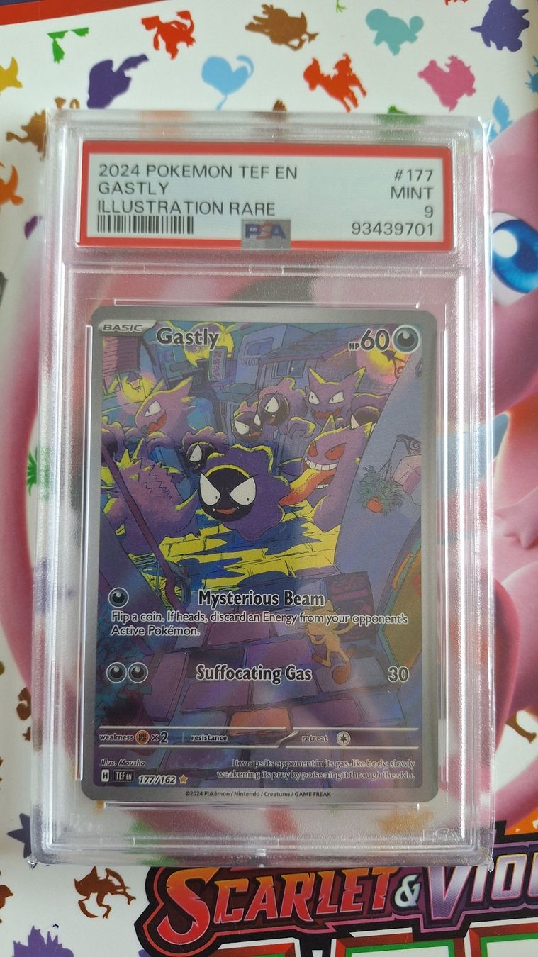 Pokémon Sammelbilder & Trading cards: Gastly Nebulak - PSA 9 - Temporal Forces Illustration Rare – Gebraucht aus Altstätten SG von GGsGameshop