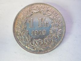 1 Fr. 1940 silber