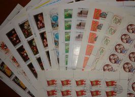 Ungarn 12 Bogen diverse Motive 1974 - 1991