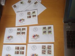 PP 1986 FDC Serie einzeln und 4er‪