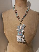 Collier fantaisie avec pendentif Fragonard