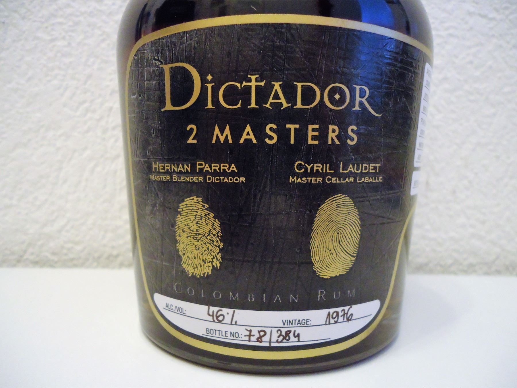 Spirituosen: RUM DICTADOR 2 MASTERS 1976 – Neu und originalverpackt aus Elsau von Rumsammler 2