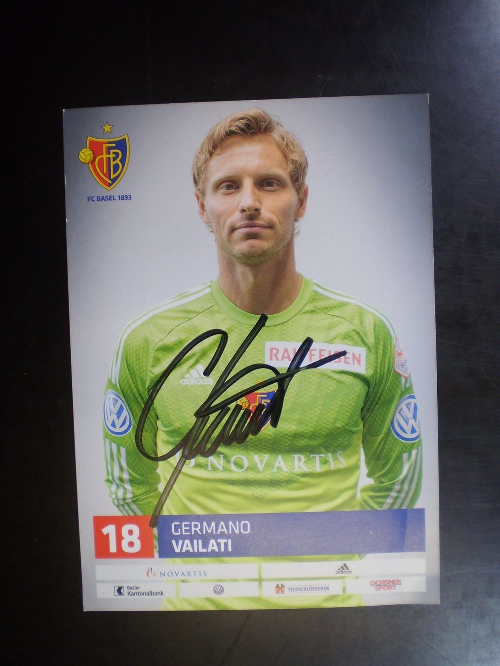 FC Basel Carte collezionabili: FC Basel, Spielerkarte, signiert – Nuovo (secondo la descrizione) da Lenzburg venduto da strebeck