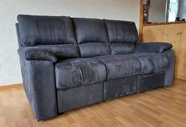 Canapé 3 places RELAX  Gris Anthracite  Comme neuf