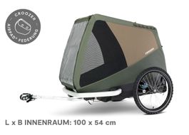 Croozer Dog Tammo Fahrradanhänger grün