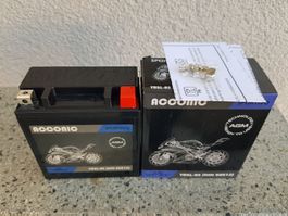 Motorradbatterie, Rollerbatterie, AGM, YB5L-B, neu