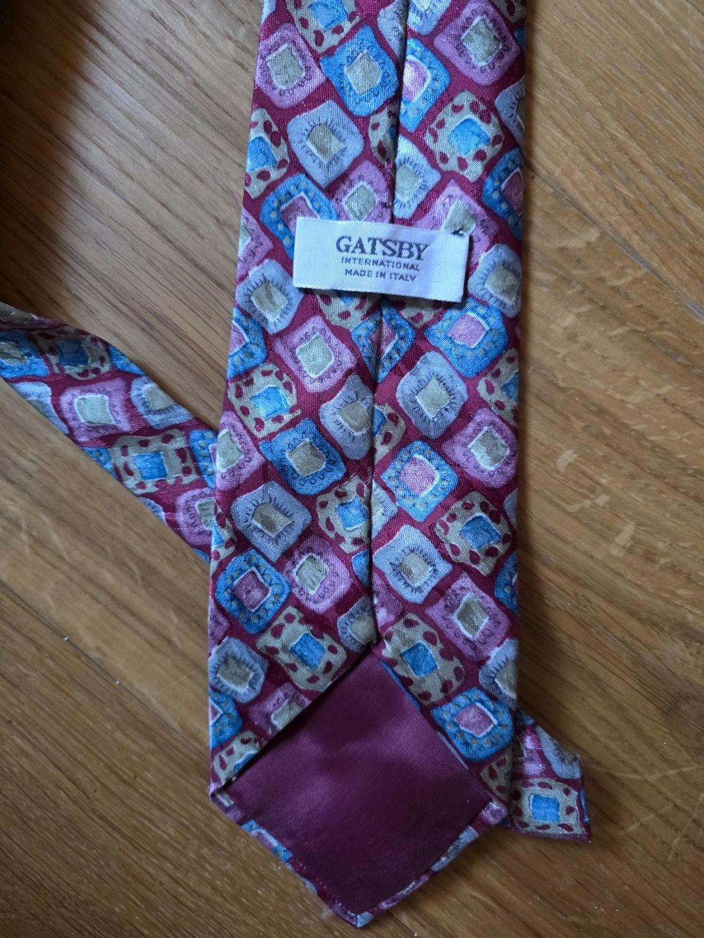 Cravatte: Kravatte Gatsby - Krawatte Made in Italy - Polyester – Usato da Walterswil BE venduto da Lonitti 1