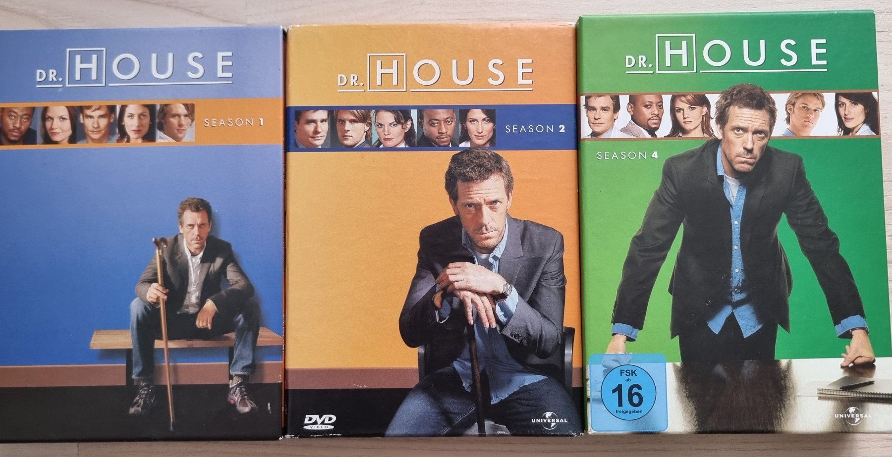 Tutti i DVDs: DVD Dr. House Staffel 1,2,4 – Usato da Oetwil am See venduto da fineli2