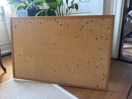 Pinnwand Kork mit Holzrahmen guter Zustand 90x60 cm