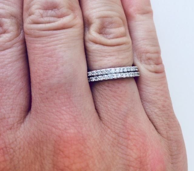 Ringe: NEW Diamant - Alliance Ring (2 Teillig) – Neu und originalverpackt aus Zürich von jujusi 4