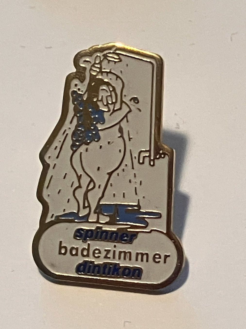 Placchette & Badge: 1 Pin Spinner Badezimmer Dintikon – Usato da Basel venduto da djwwpp