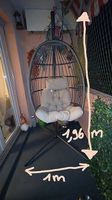 Fauteuil suspendu très confortable  assise inclinée