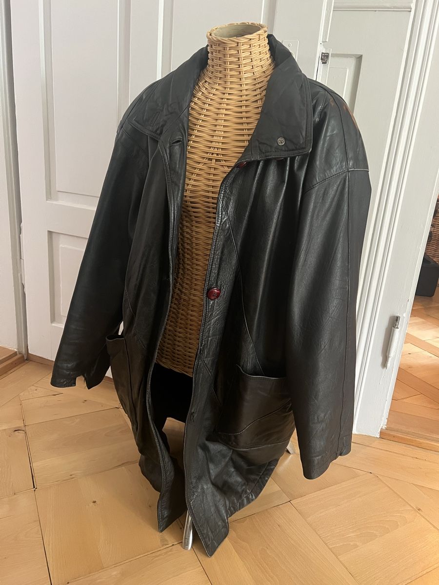 Cappotti: Vintage Leder Mantel, Grösse 44 – Usato da Zürich venduto da romcam