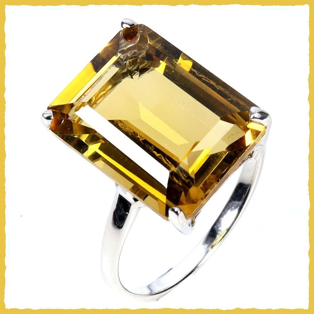 Anelli: CITRINE , Citrin Ring 925 Silber – Nuovo e nell'imballaggio originale da Oberglatt ZH venduto da Goldfee1 1
