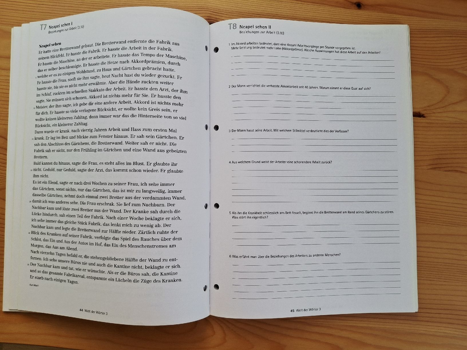 Libri: Arbeitsmaterialien "Welt der Wörter 3" – Usato da Zürich venduto da wildflower26 4
