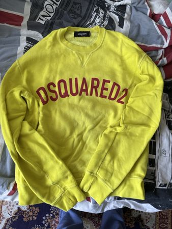 Dsquared2 Herren Pullover, Grösse S, Gelb - Top Zustand!