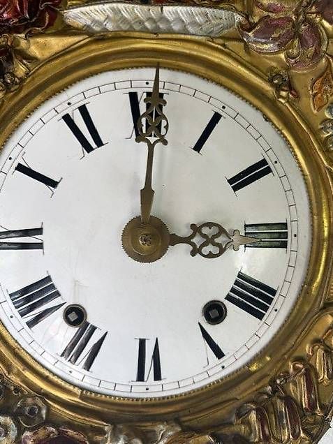 Orologi: COMTOISE  MIT SCHLAG AUF TONFEDER PRACHTPENDEL – Usato da schaffhausen venduto da eibam 7