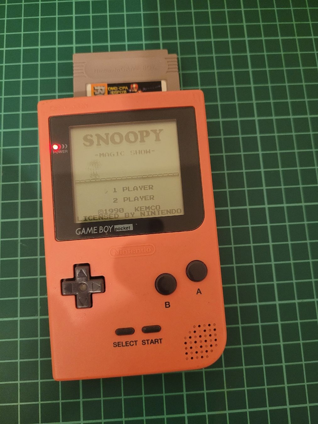 Nintendo Console: Nintendo Game Boy Pocket pink + Snoopy Magic Show Game – Usato da Meyrin venduto da Retro-GZ 1