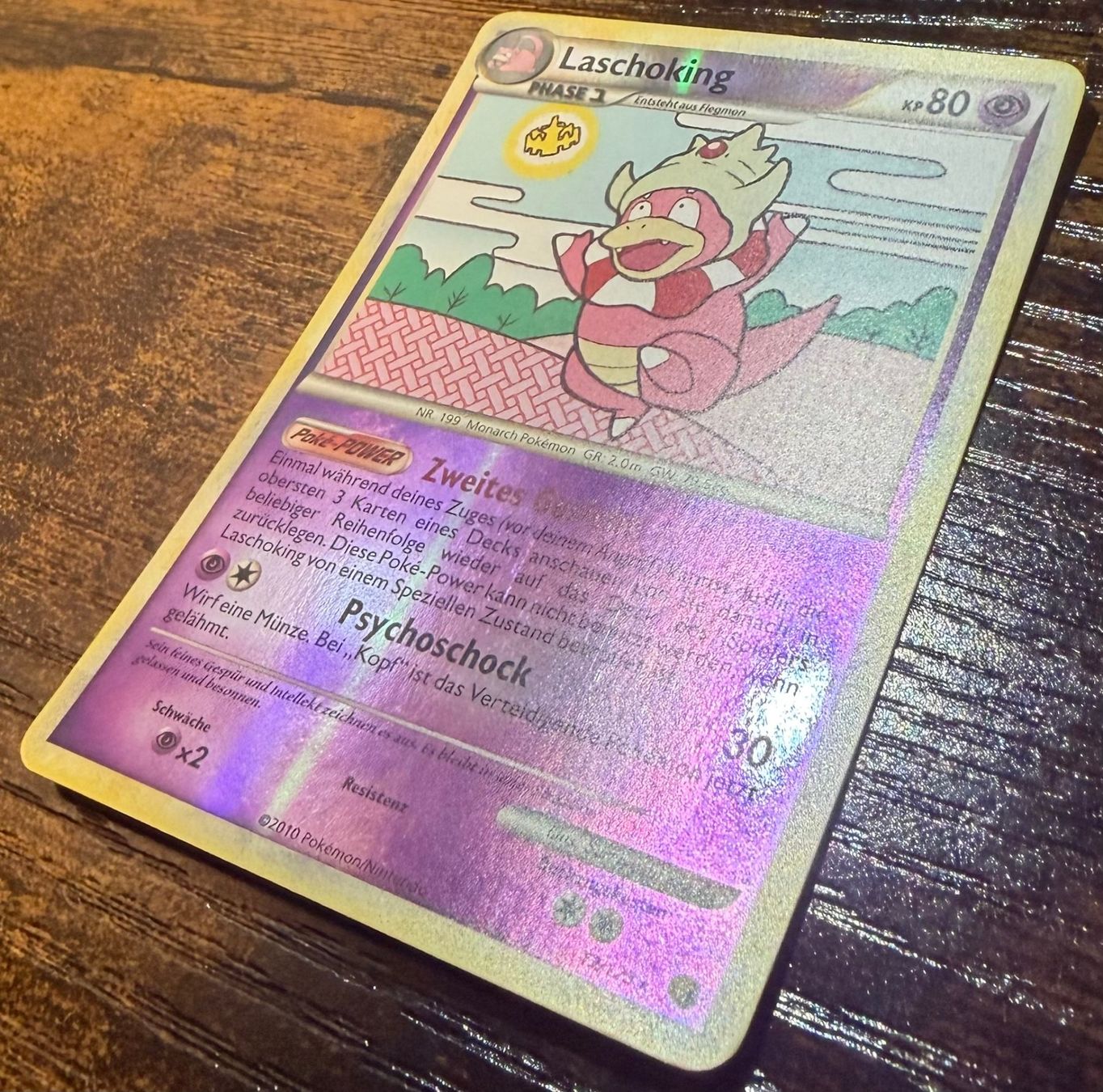 Pokémon Carte collezionabili: Laschoking Rare Reverse Holo 12 – Usato da Zürich venduto da PEACECOCOON 1