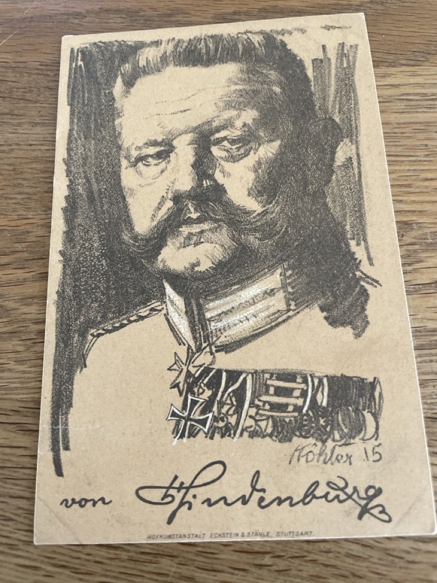 Cartoline postali: AK von Hindenburg um 1915 – Usato da Roggwil TG venduto da Lphila