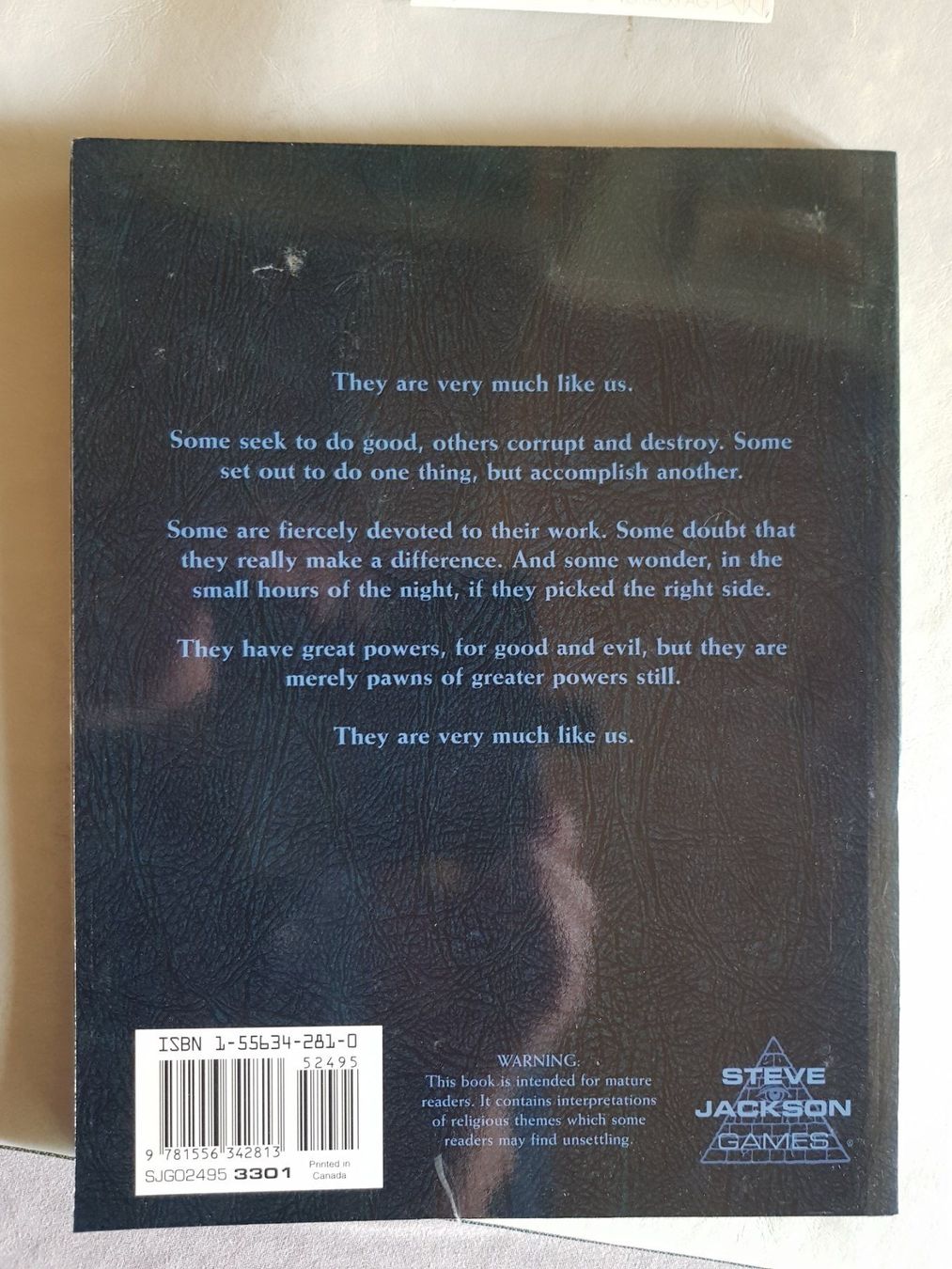 Bücher: Buch: In Nomine - Steve Jackson Games - 1997 – Gebraucht aus Walterswil BE von Lonitti 9