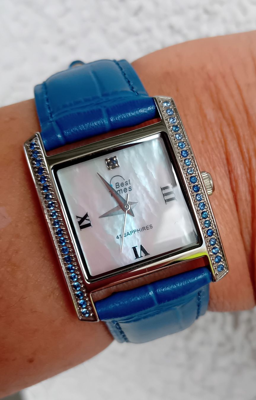Orologi: Uhr mit Saphiren und Perlmut – Usato da Stans venduto da wer_fd5f