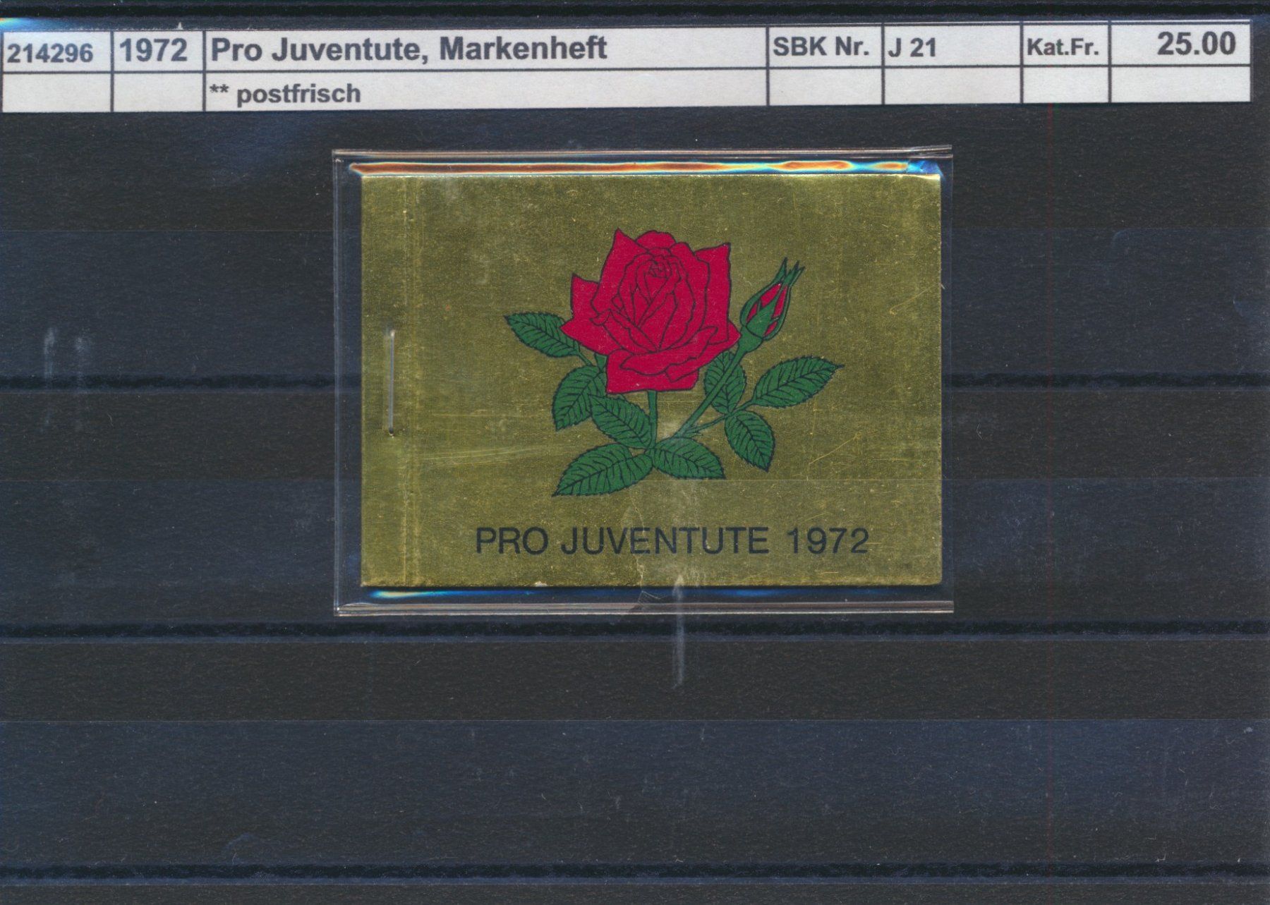 Tutti i francobolli: 1972 Pro Juventute, Markenheftchen, ** postfrisch – Nuovo (secondo la descrizione) da Winterthur venduto da Zupogeru