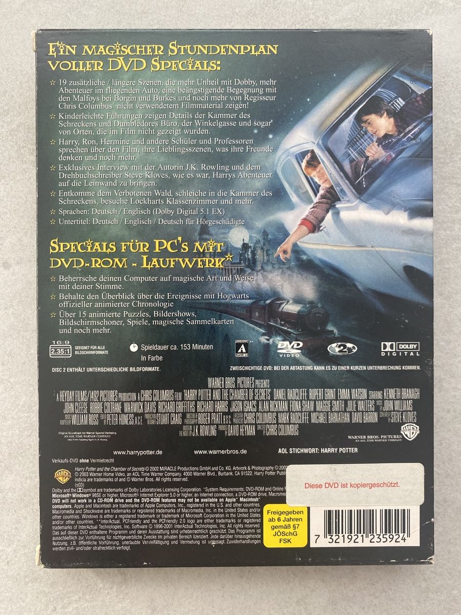 Alle DVDs: 3 DVDs Harry Potter Warner Bros – Gebraucht aus Altstätten / SG von heikoyzf 2