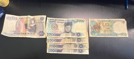 Divers billets indonesiens 14'500 roupies