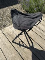 Dreibeiniger Hocker schwarz neuwertig