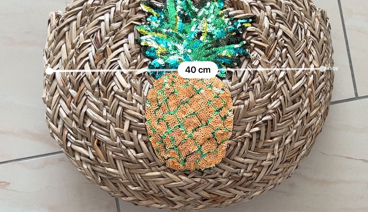 Borse da donna: Strohtasche Ananas / Strandtasche Shopper – Nuovo (secondo la descrizione) da Bottmingen venduto da con_zrf7 2