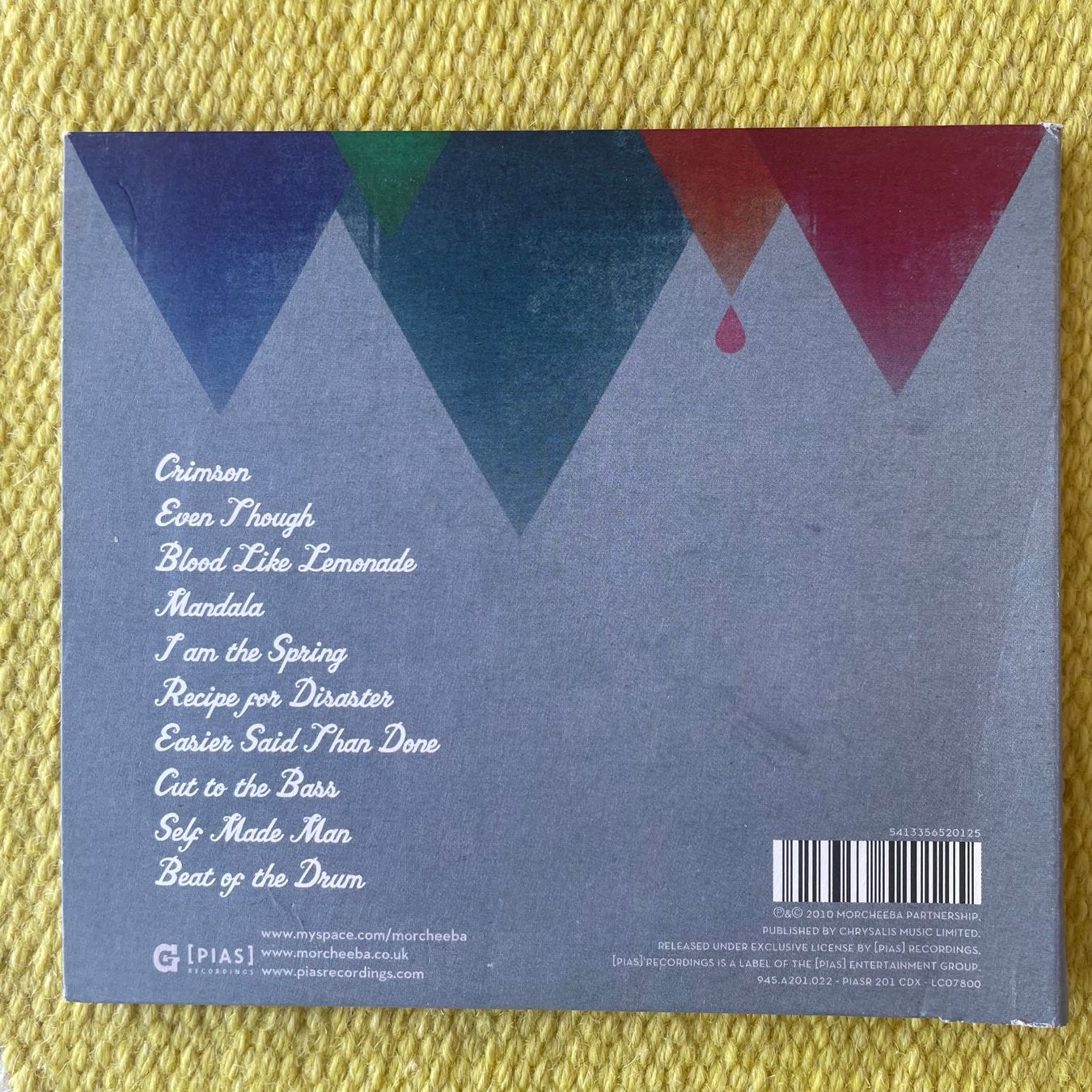 CD: MORCHEEBA-BLOOD LIKE LEMONADE  (DIGIPACK) – Usato da Rorschacherberg venduto da CD-Roli 1