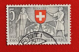 PRO PATRIA 61 WAPPEN BERN STEMPEL RÜTI 1953